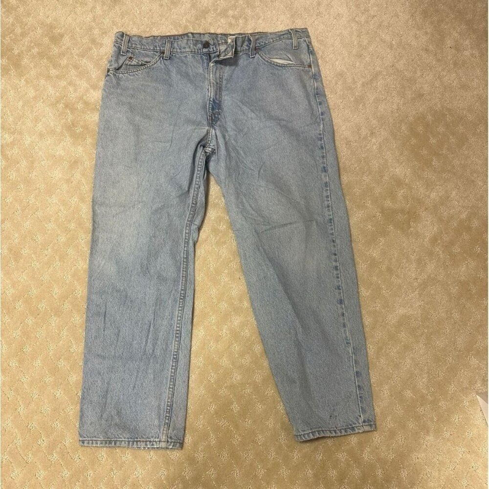 Vintage Levi's 550 Jeans Men's 42x30 Orange Tab Relaxed Tapered Leg 90s USA